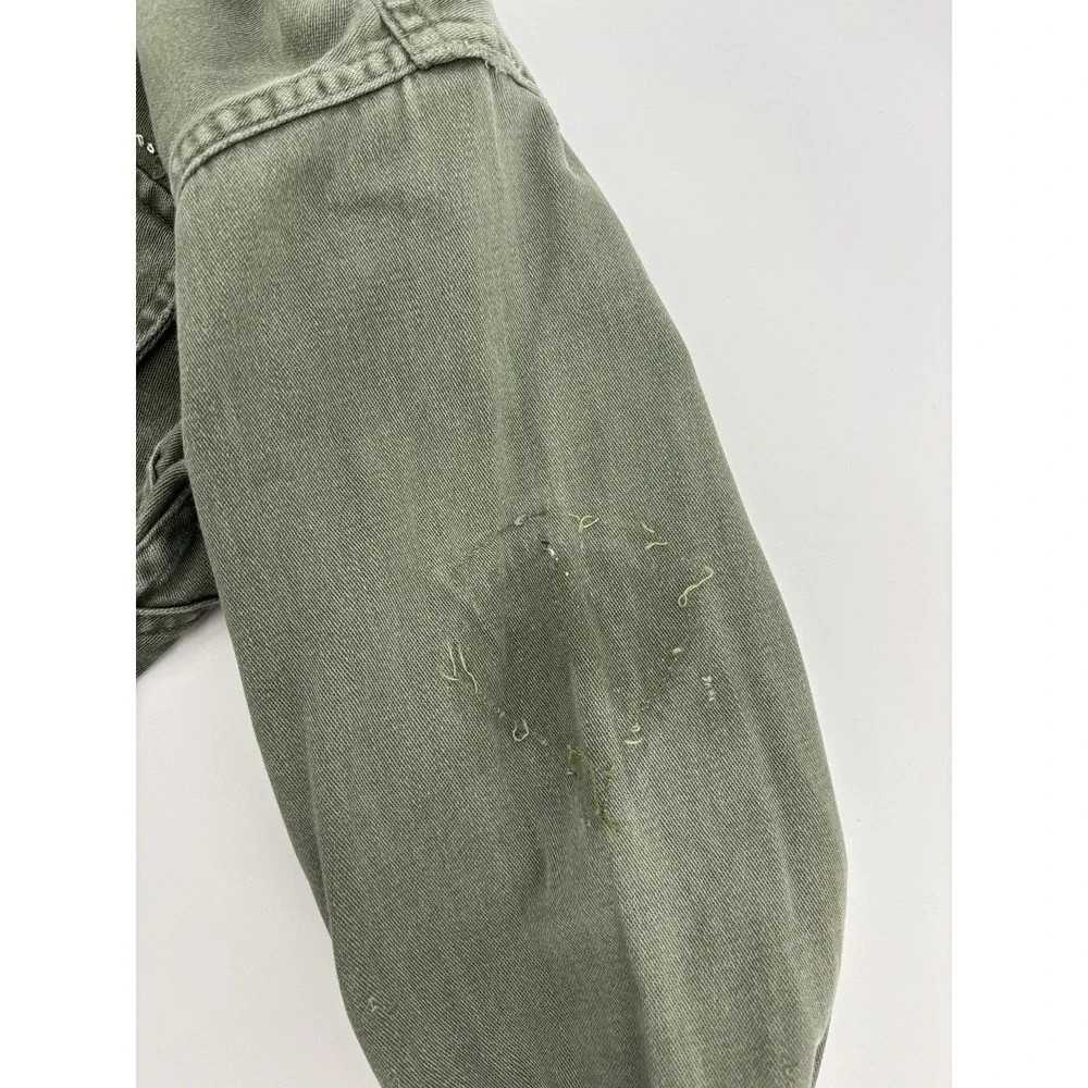 Vietnam Jacket OG-107 Coat Mens War Fatigue Cotton Sateen Heavy Wear Patina S